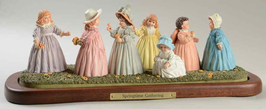 Collector Club-Maud Humphrey Bogart Springtime Gatherings - No Box by Hamilton Collection-1