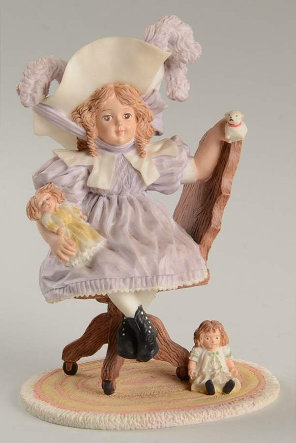 Collector Club-Maud Humphrey Bogart Sitting Pretty-1993 Member's Only - Boxed by Hamilton Collection-1