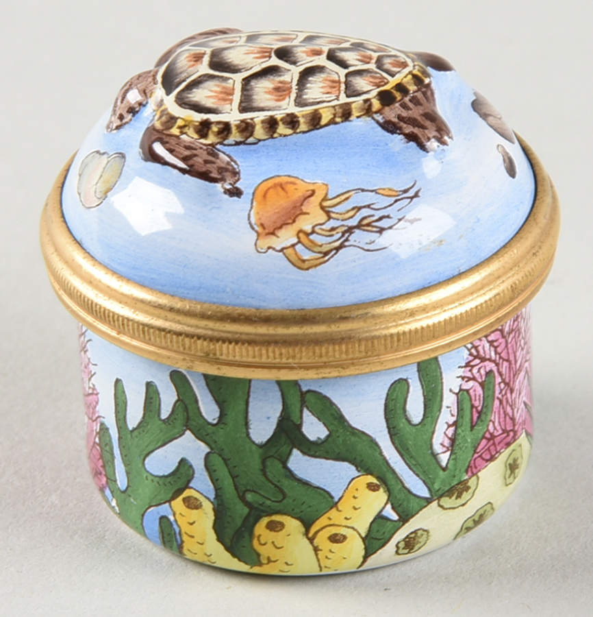 Halcyon Days Box Sea Turtle - Boxed by Halcyon Days-1
