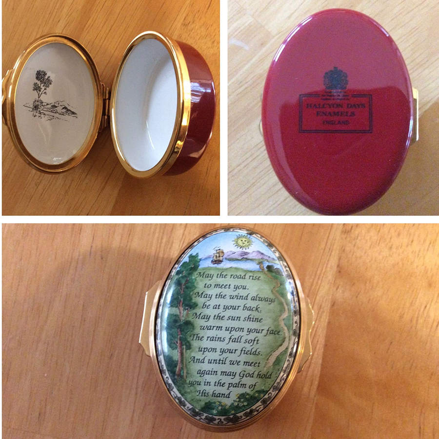 Halcyon Days Box Irish Blessing - With Box Bx432 by Halcyon Days-1