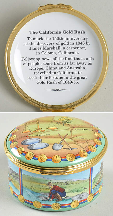 Halcyon Days Box The California Gold Rush - No Box by Halcyon Days-1