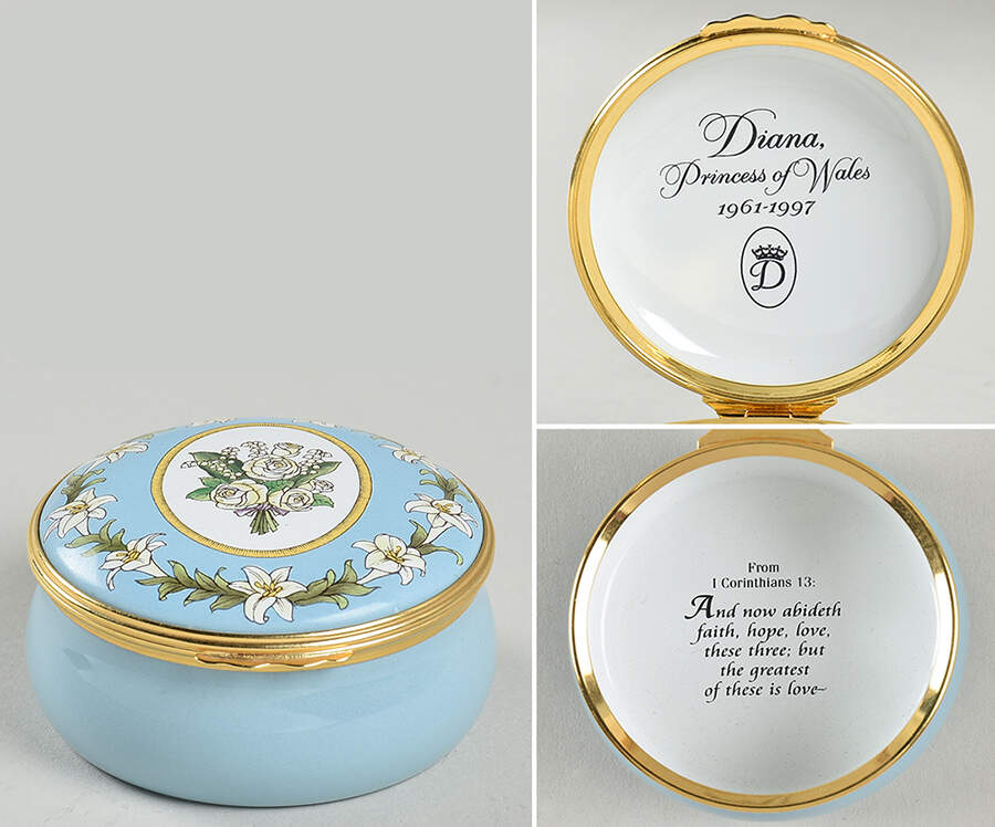 Halcyon Days Box Diana;Princess Of Wales Memorial Fund  - Boxed by Halcyon Days-1