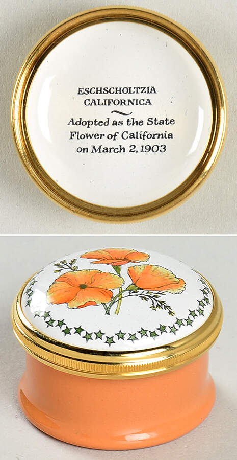 Halcyon Days Box California Poppy;Neiman Marcus - Boxed by Halcyon Days-1