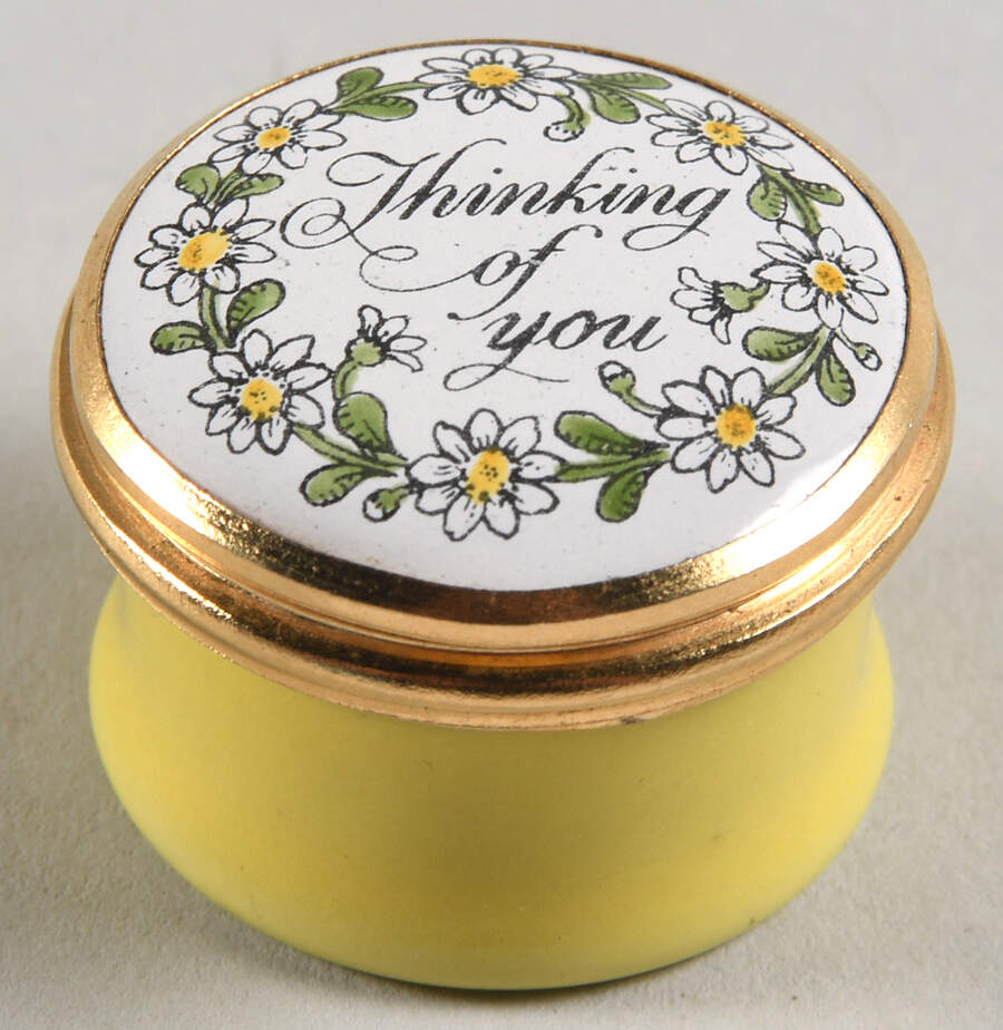 Halcyon Days Box Thinking Of You White Flowers - Boxed by Halcyon Days-1