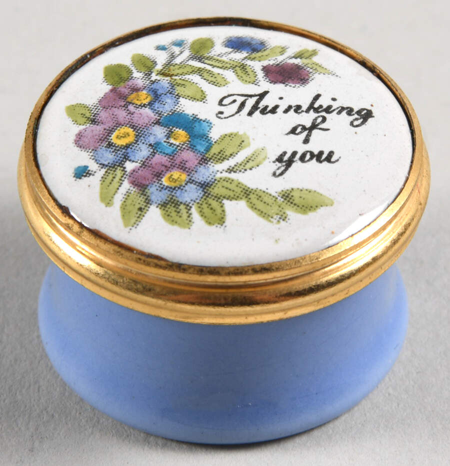 Halcyon Days Box Thinking Of You Blue Pink Flow - Boxed by Halcyon Days-1