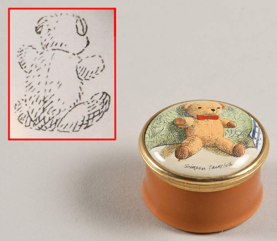 Halcyon Days Box Teddy Bear - No Box by Halcyon Days-1
