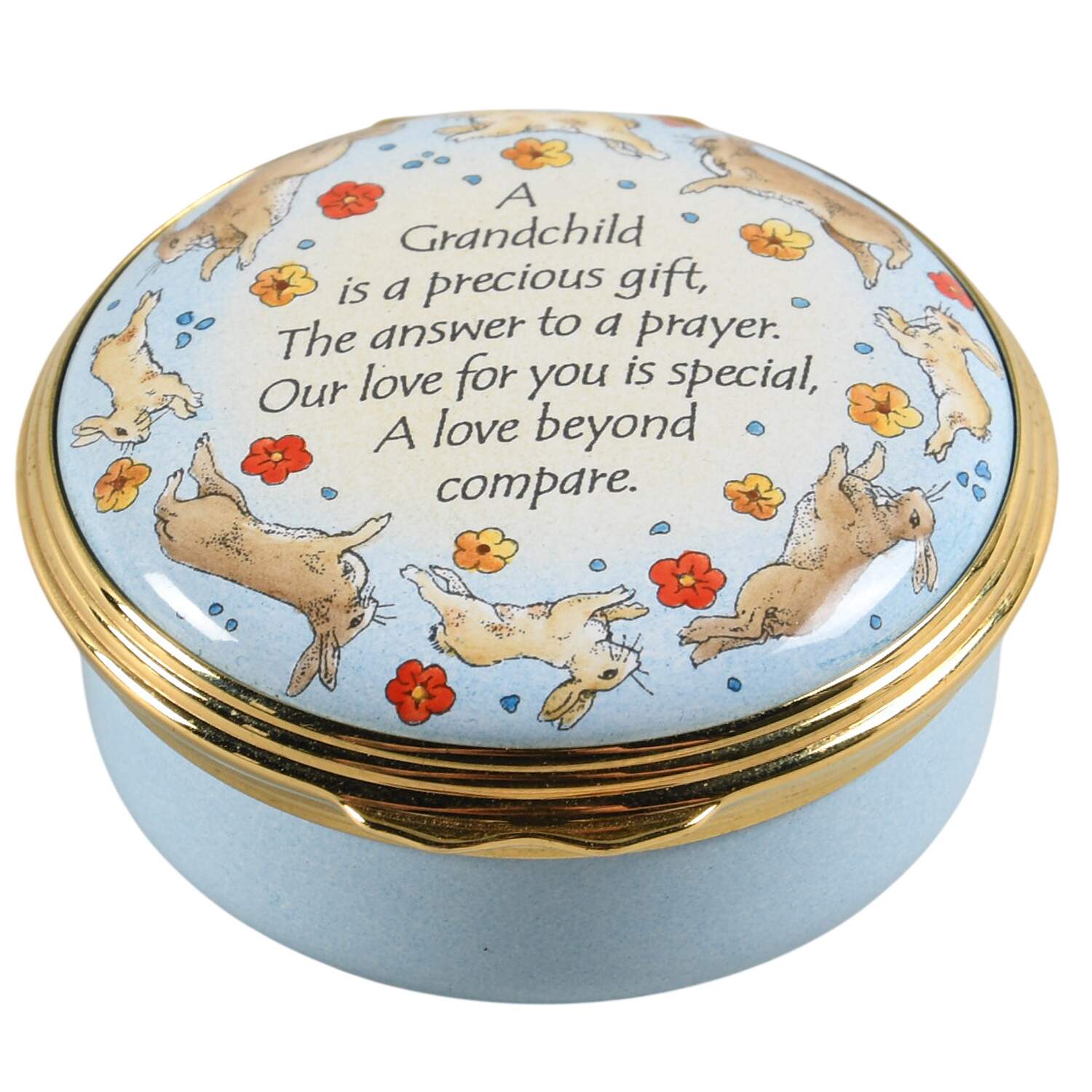 Halcyon Days Box Grandchild Is A Precious Gift - With Box by Halcyon Days-1
