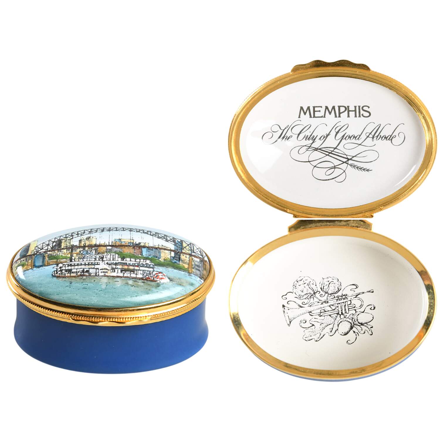Halcyon Days Box Memphis-City Of Good Abode - With Box by Halcyon Days-1