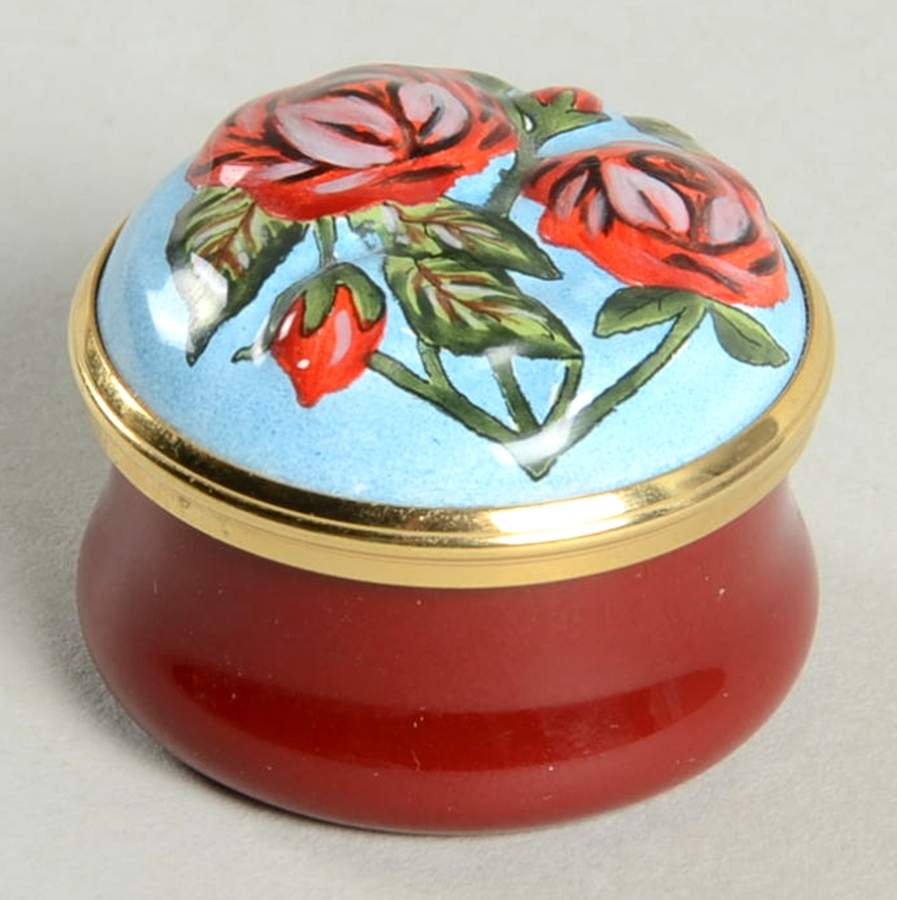 Halcyon Days Box Roses-Screw Top - No Box 258 by Halcyon Days-1