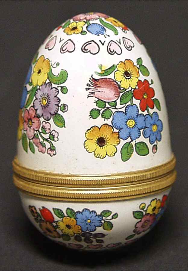 Halcyon Days Box Floral Egg - No Box by Halcyon Days-1