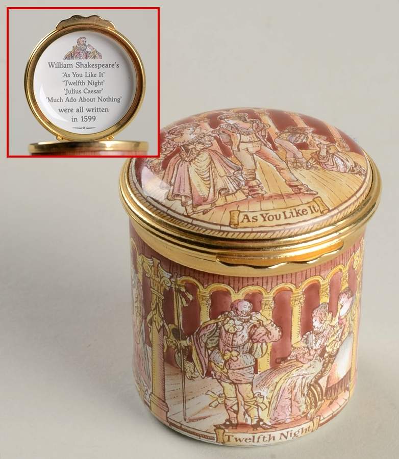 Halcyon Days Box As You Like It-William Shakespeare - Boxed by Halcyon Days-1