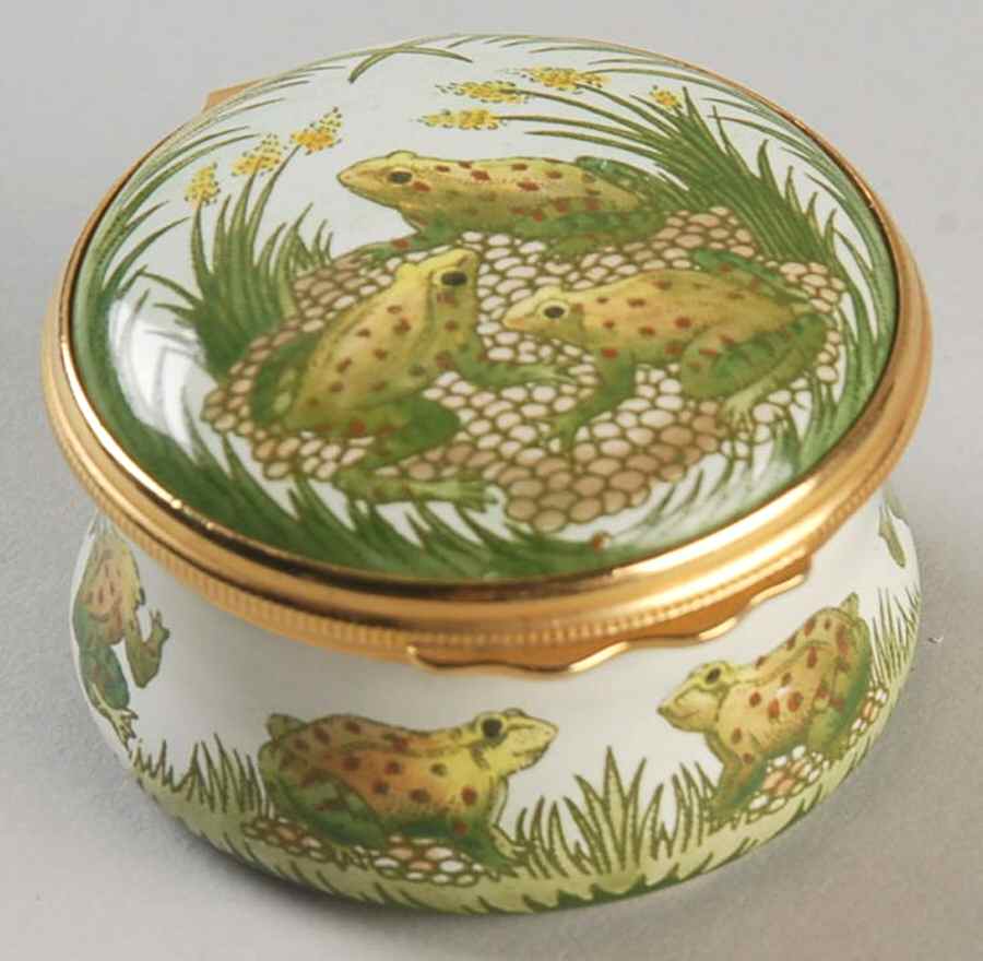Halcyon Days Box Frog Box - Boxed by Halcyon Days-1