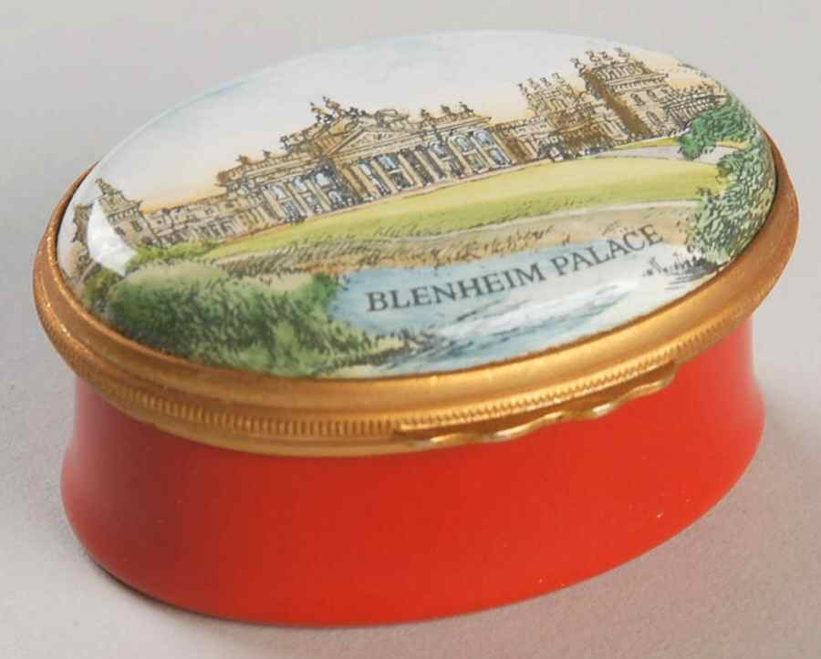 Halcyon Days Box Blenheim Palace - Boxed by Halcyon Days-1