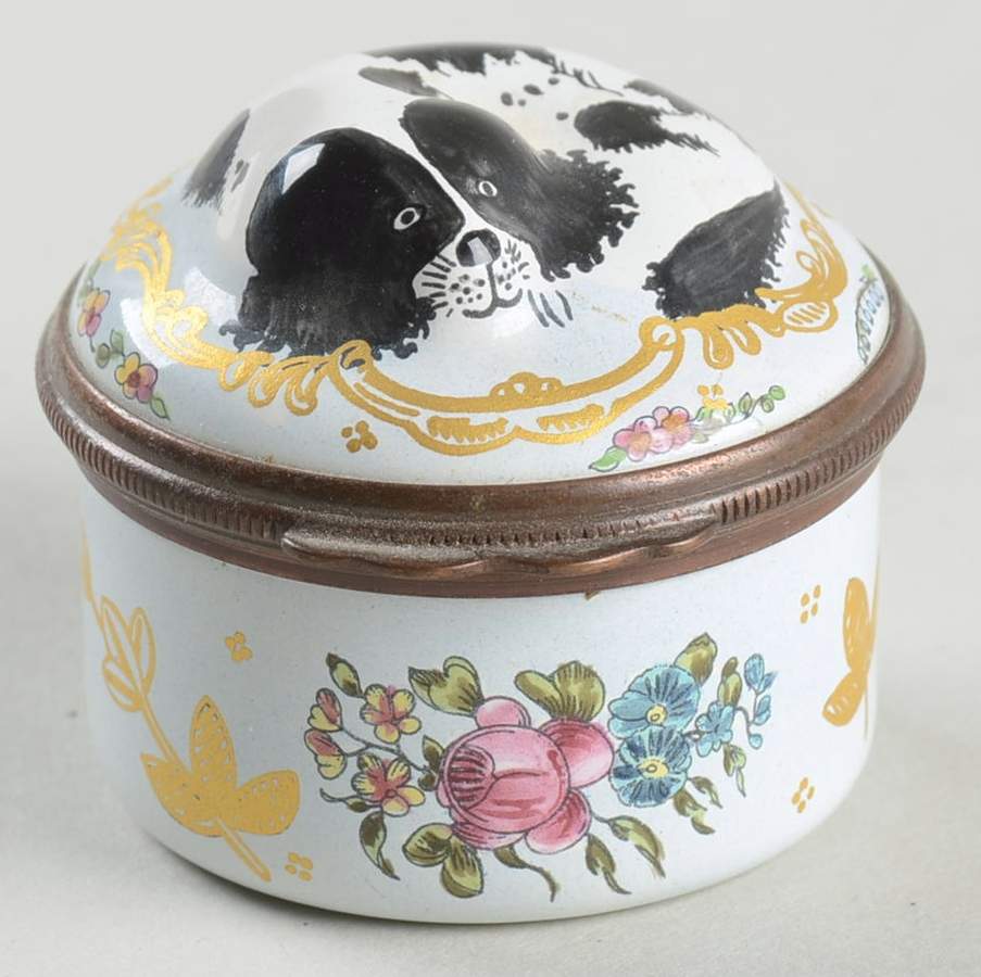 Halcyon Days Box King Charles Spaniel-Black - Boxed by Halcyon Days-1