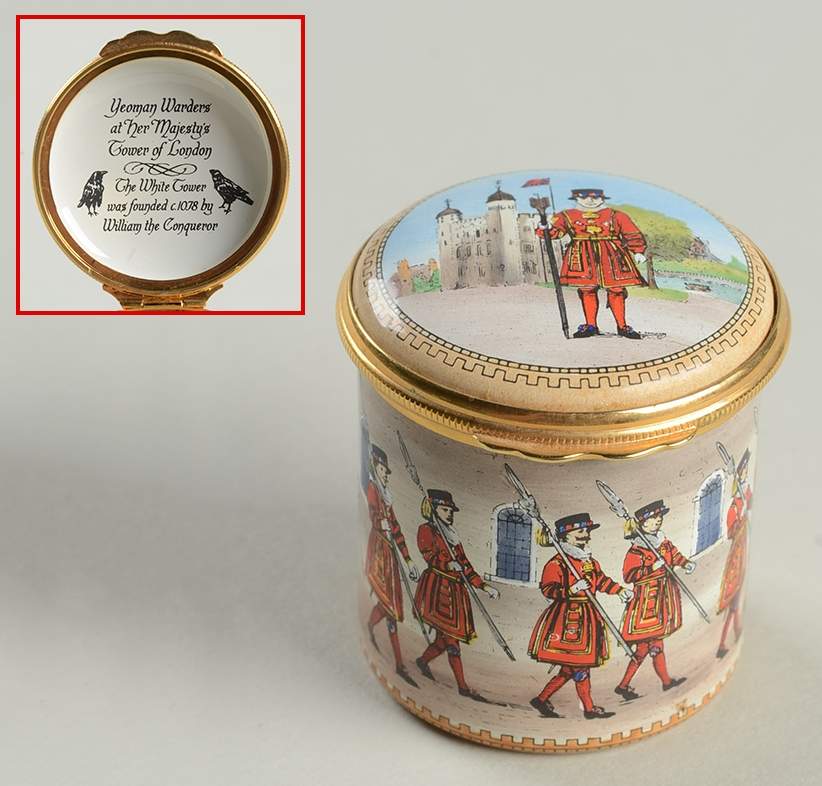 Halcyon Days Box Yeoman Warders-Tower Of London - Boxed by Halcyon Days-1