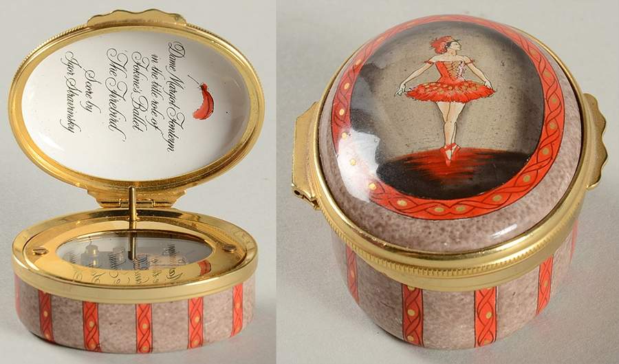 Halcyon Days Box Dame Margot Fonteyn-Firebird - No Box by Halcyon Days-1