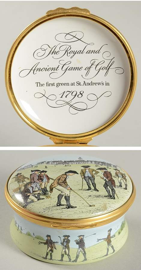 Halcyon Days Box Royal & Ancient Game Of Golf-St Andrews - No Box by Halcyon Days-1