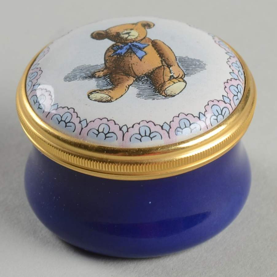 Halcyon Days Box Original Teddy Bear-1903-Smithsonian - Boxed by Halcyon Days-1
