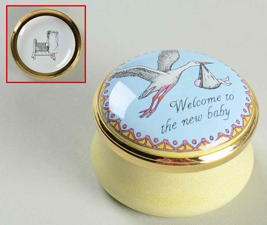 Halcyon Days Box Welcome To The New Baby - No Box 233 by Halcyon Days-1