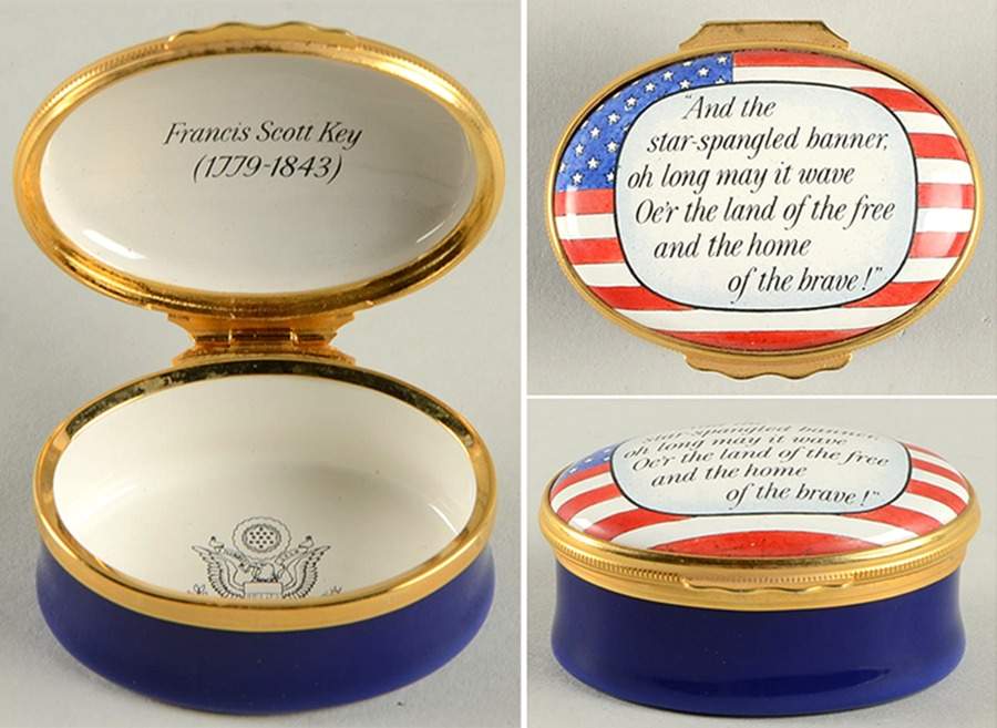 Halcyon Days Box Star Spangled Banner - Boxed by Halcyon Days-1