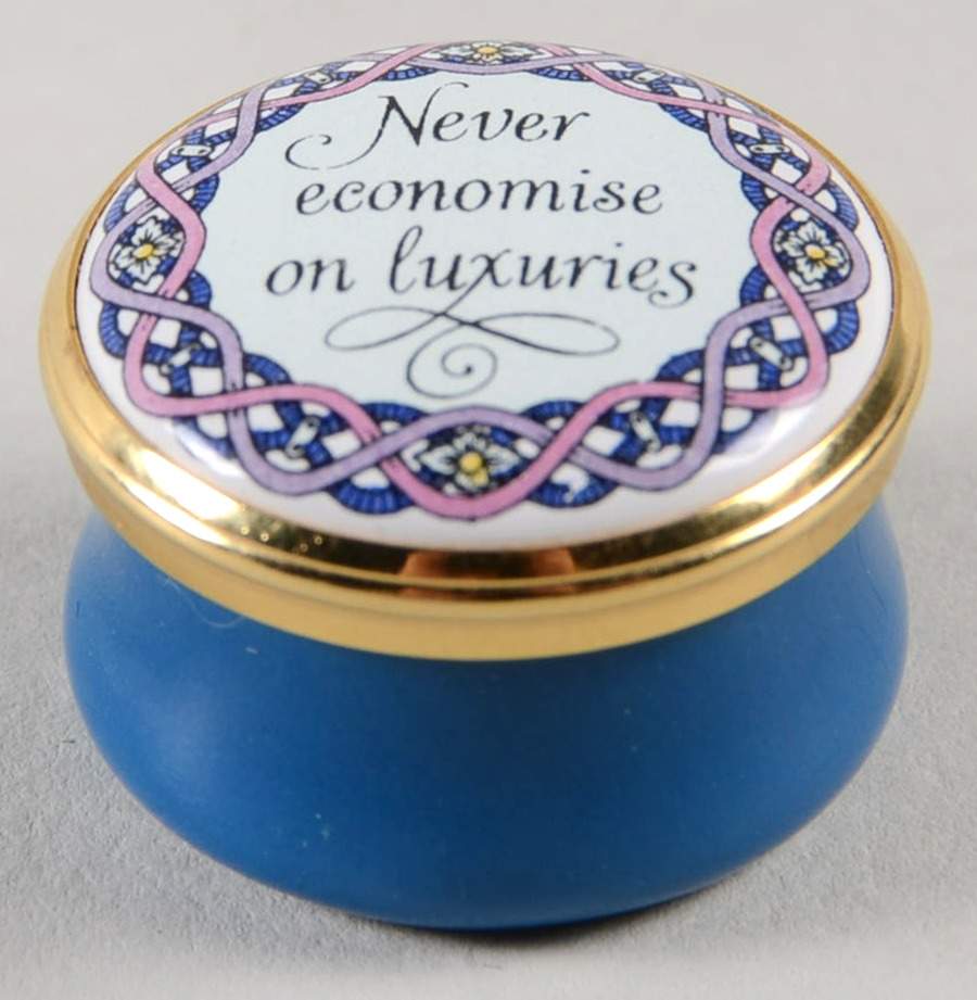 Halcyon Days Box Never Economise On Luxuries - No Box by Halcyon Days-1