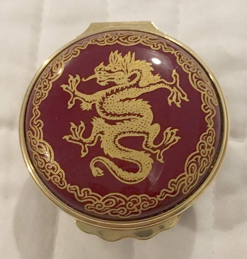 Chinese New Year Annual Box Year Of The Dragon - No Box Nb2012 by Halcyon Days-1