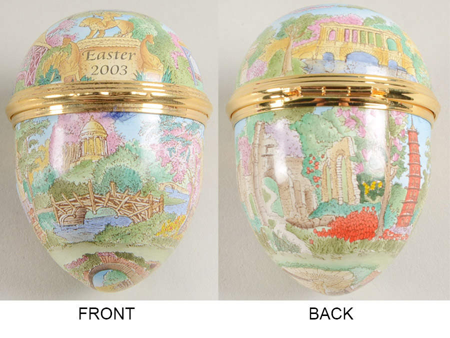 Easter Annual Box Easter Egg-2003 - Boxed by Halcyon Days-1