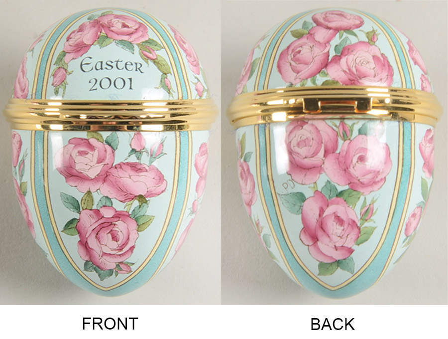 Easter Annual Box Easter Egg-2001 - No Box by Halcyon Days-1