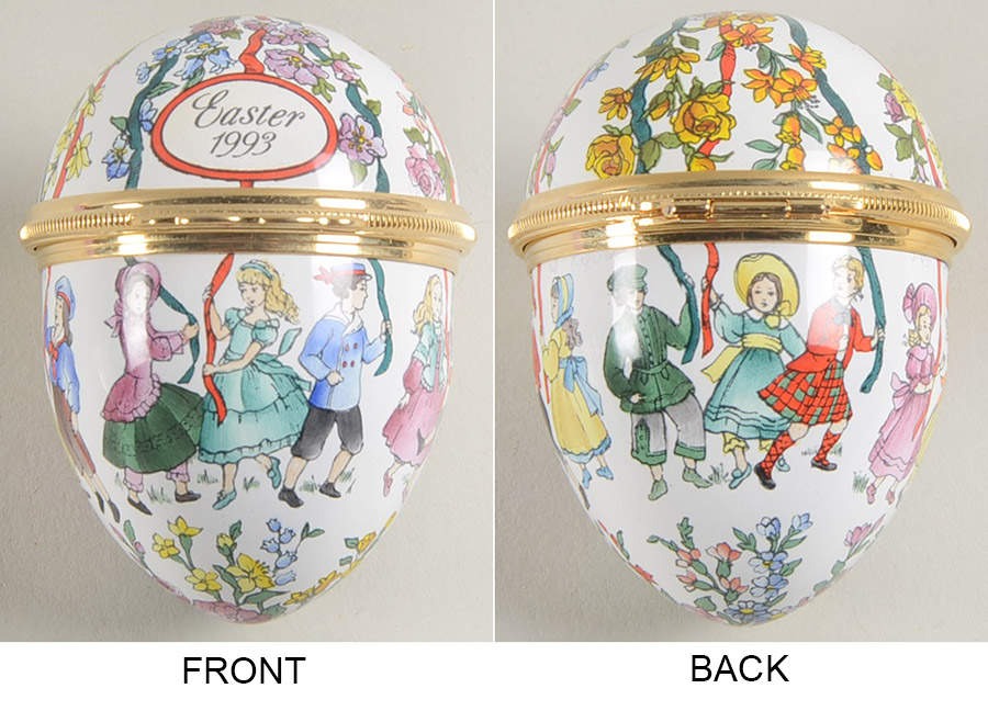 Easter Annual Box Easter Egg-1993 - No Box by Halcyon Days-1