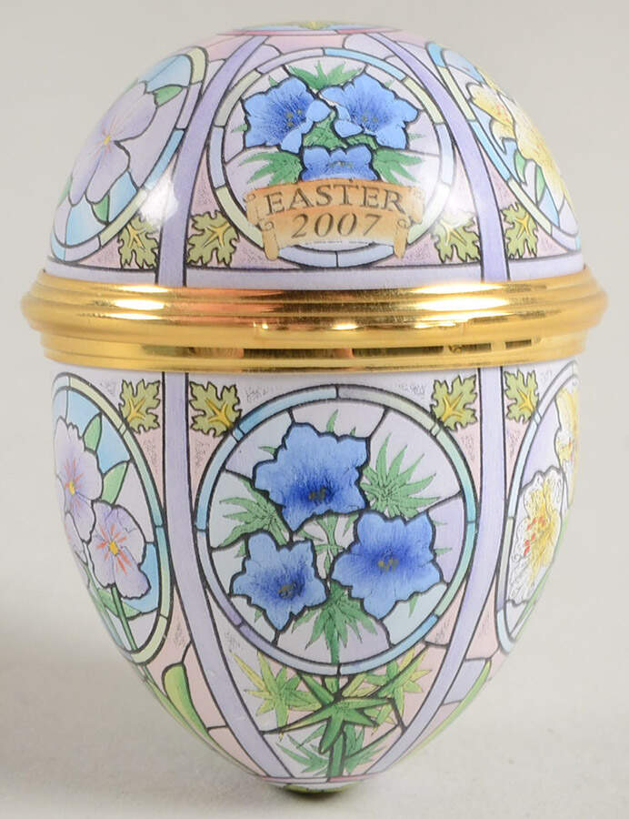 Easter Annual Box Easter Egg-2007 - No Box by Halcyon Days-1