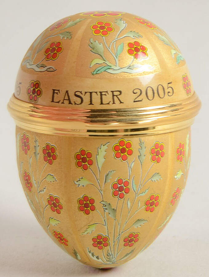 Easter Annual Box Easter Egg-2005 - No Box by Halcyon Days-1