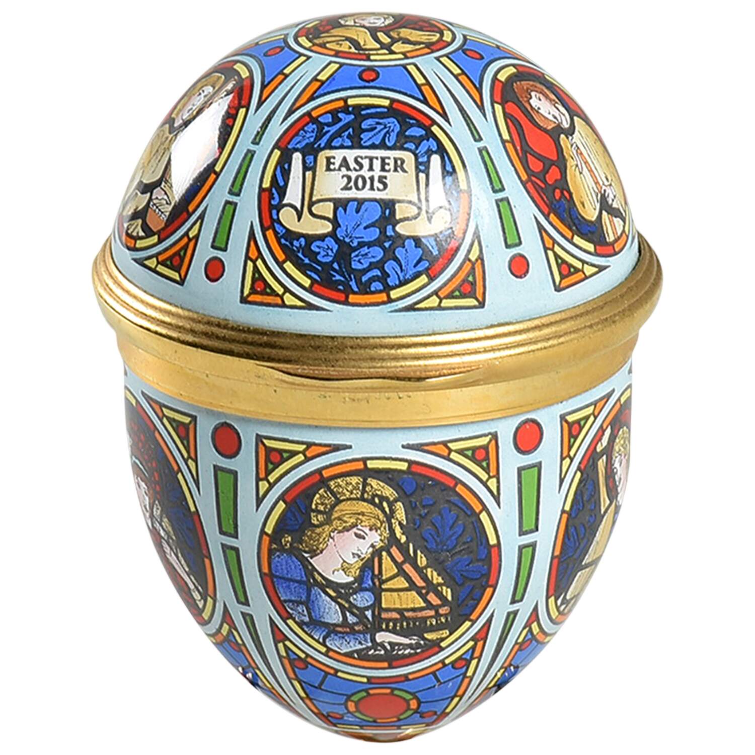 Easter Annual Box Easter Egg-2015 - Boxed by Halcyon Days-1