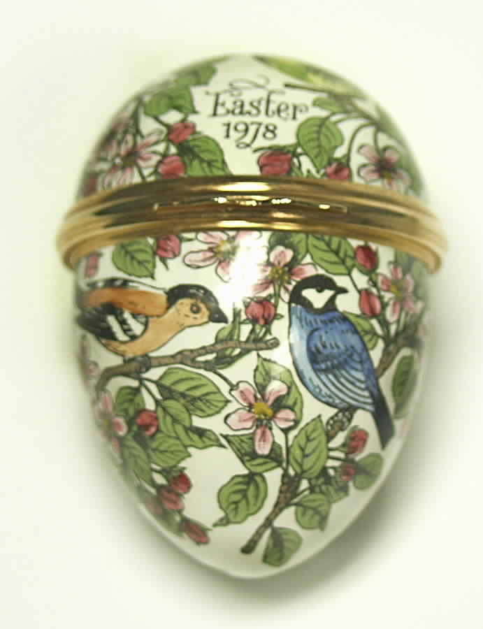 Easter Annual Box Easter Egg-1978 - No Box by Halcyon Days-1