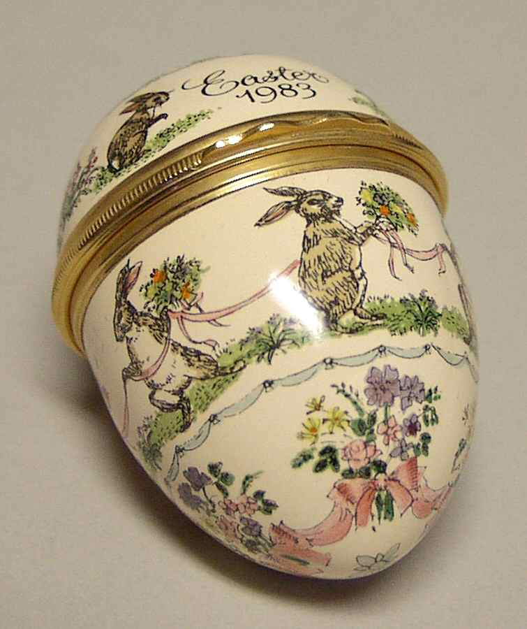 Easter Annual Box Easter Egg-1983 - Boxed by Halcyon Days-1