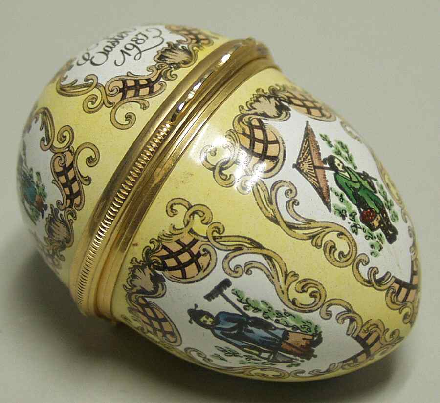Easter Annual Box Easter Egg-1987 - Boxed by Halcyon Days-1