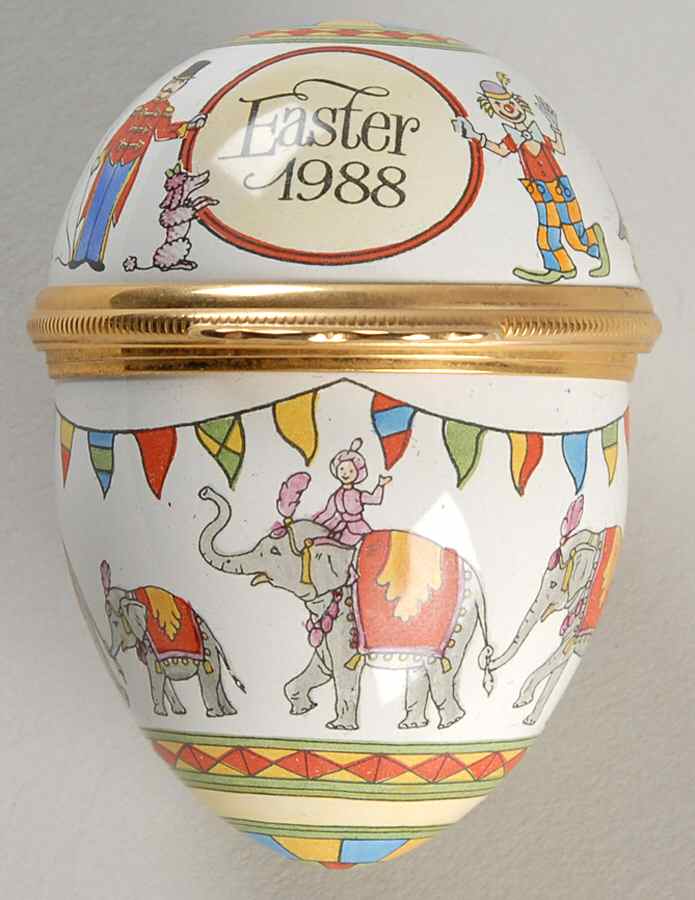 Easter Annual Box Easter Egg-1988 - No Box by Halcyon Days-1
