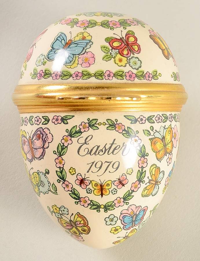 Easter Annual Box Easter Egg-1979 - No Box by Halcyon Days-1