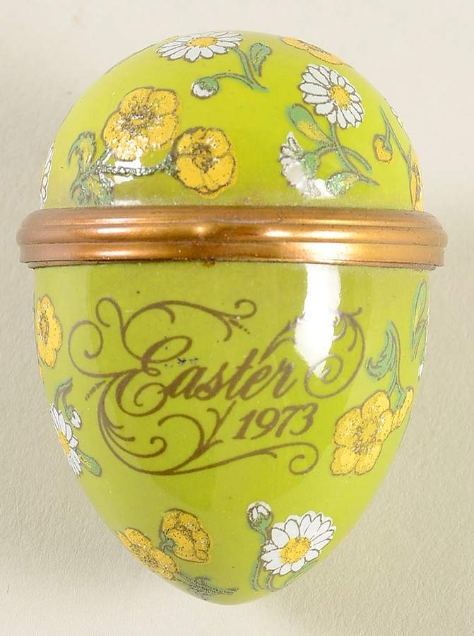 Easter Annual Box Easter Egg-1973 - No Box by Halcyon Days-1