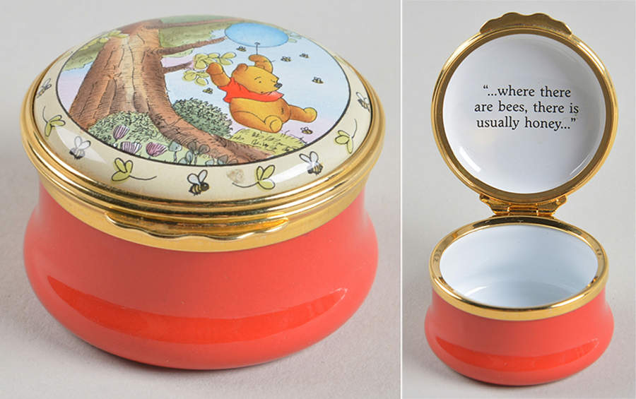 Disney Classics Box Pooh-Where There Are Bees There Is Usual - Boxed by Halcyon Days-1