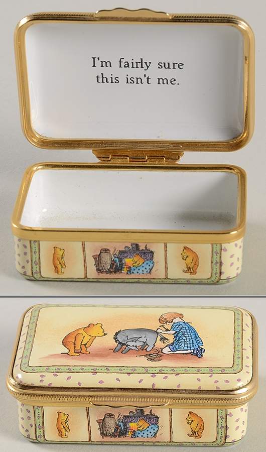 Classic Pooh Box I'm Fairly Sure This Isn't Me - Boxed by Halcyon Days-1