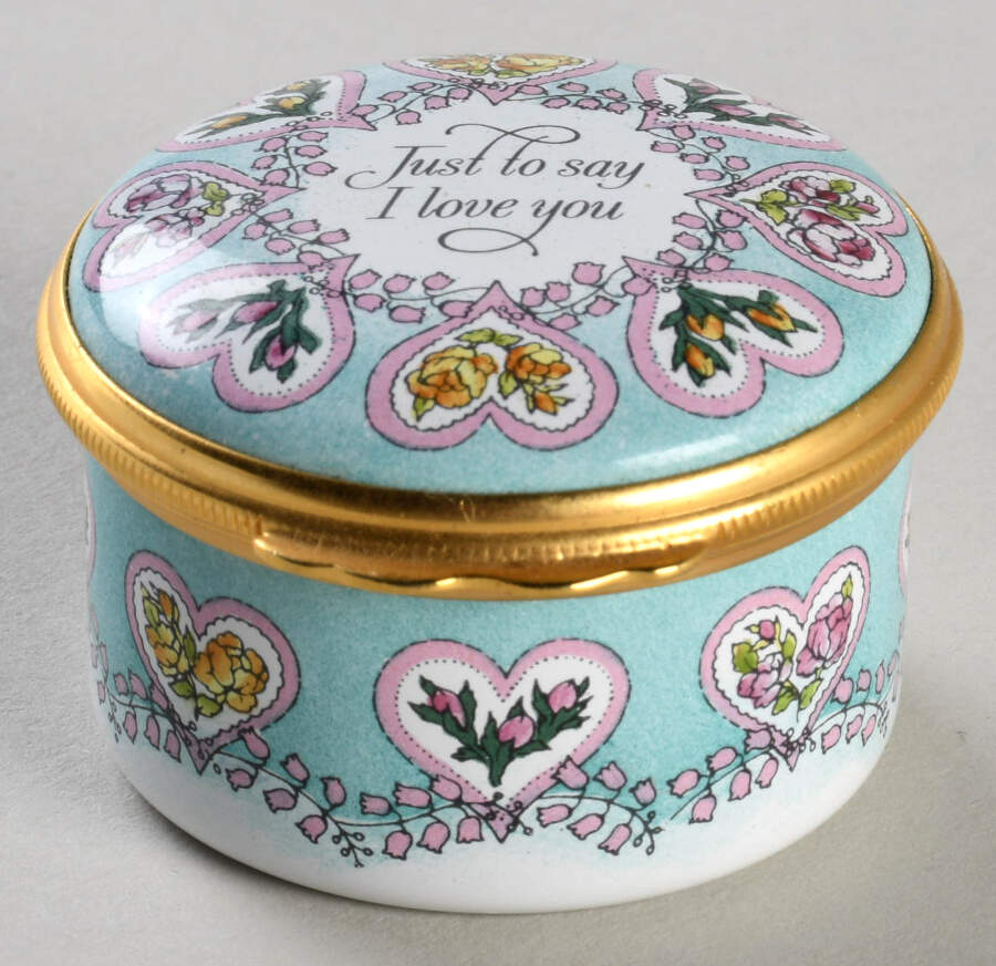 St Valentine's Day Box Valentine's Day-1992 - With Box by Halcyon Days-1