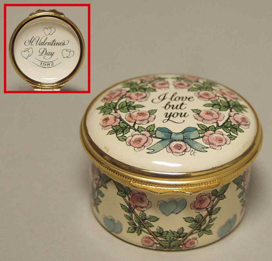 St Valentine's Day Box Valentine's Day-1982 - Boxed by Halcyon Days-1