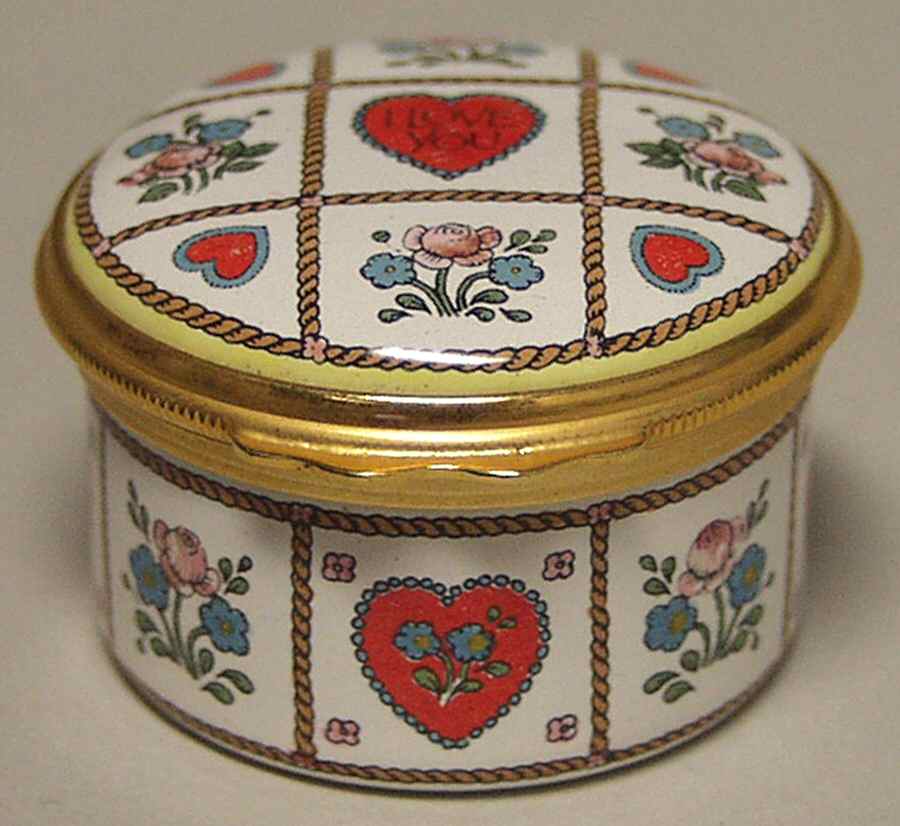 St Valentine's Day Box Valentine's Day-1985 - Boxed by Halcyon Days-1