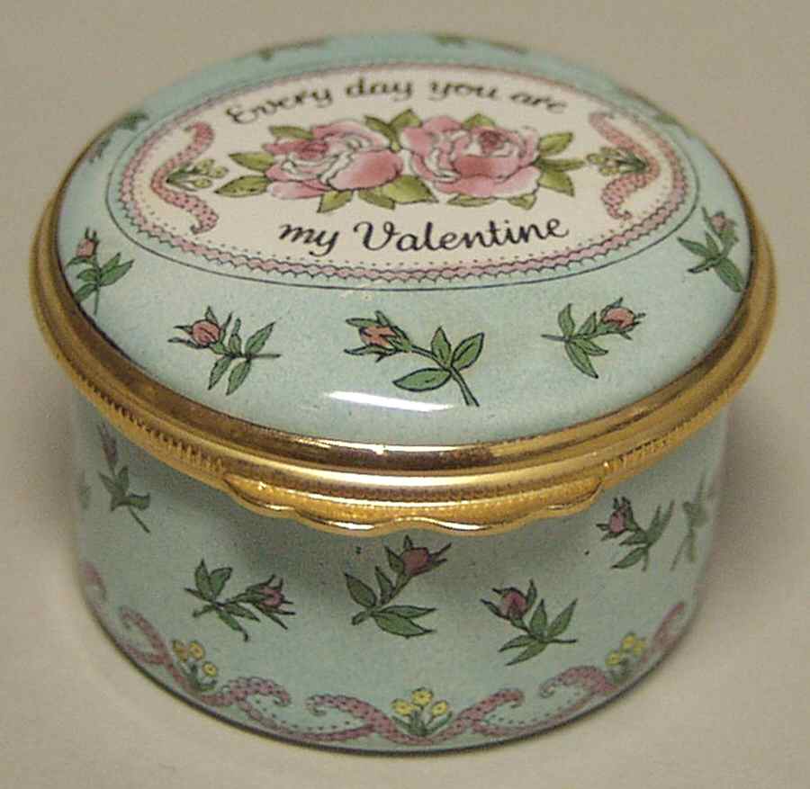 St Valentine's Day Box Valentine's Day-1988 - Boxed by Halcyon Days-1