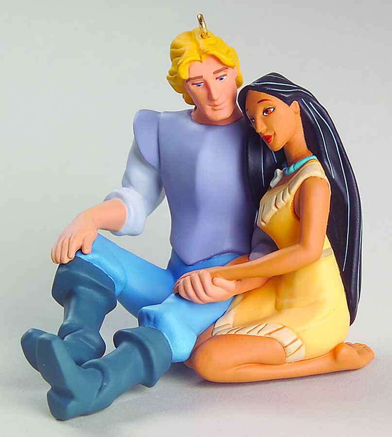 Pocahontas Pocahontas & John Smith-1995 - No Box by Hallmark Gold Crown-1