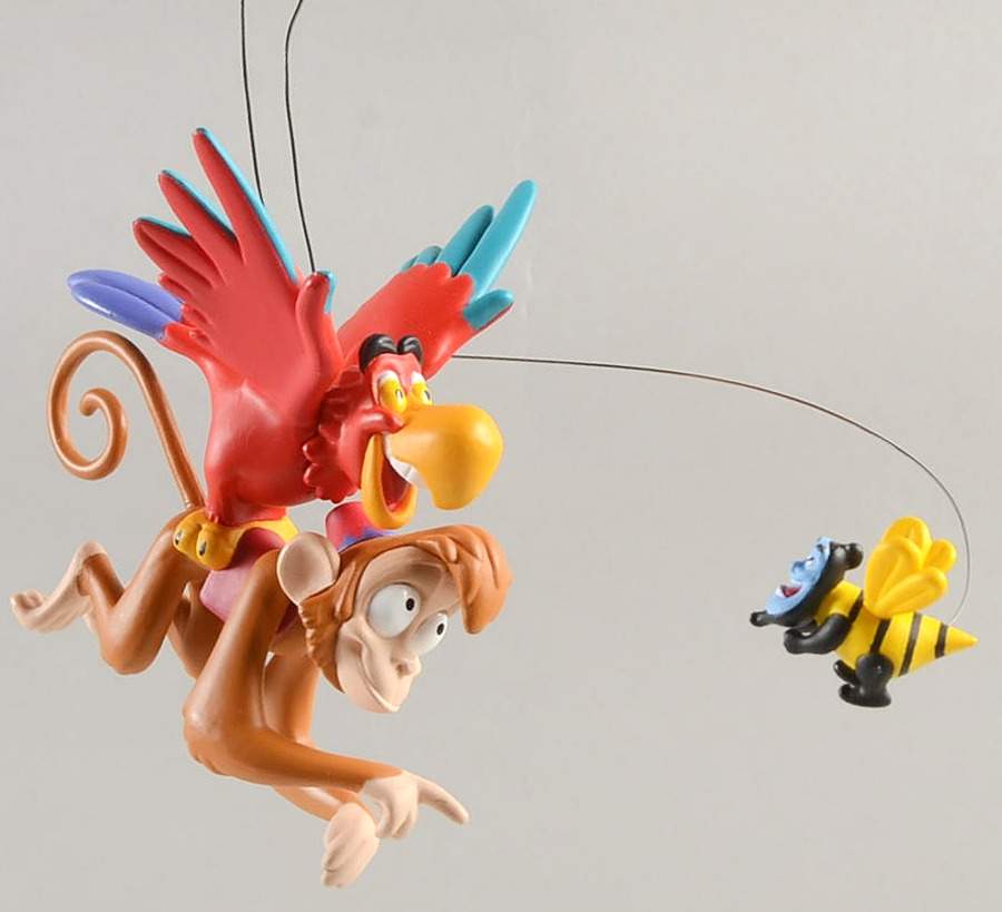 Aladdin and The King of Thieves Iago, Abu And The Genie - Boxed by Hallmark Gold Crown-1