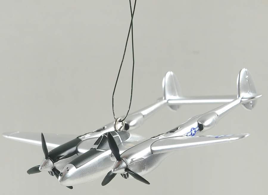 Sky's the Limit Lockheed P-38 Lightning - No Box by Hallmark Gold Crown-1