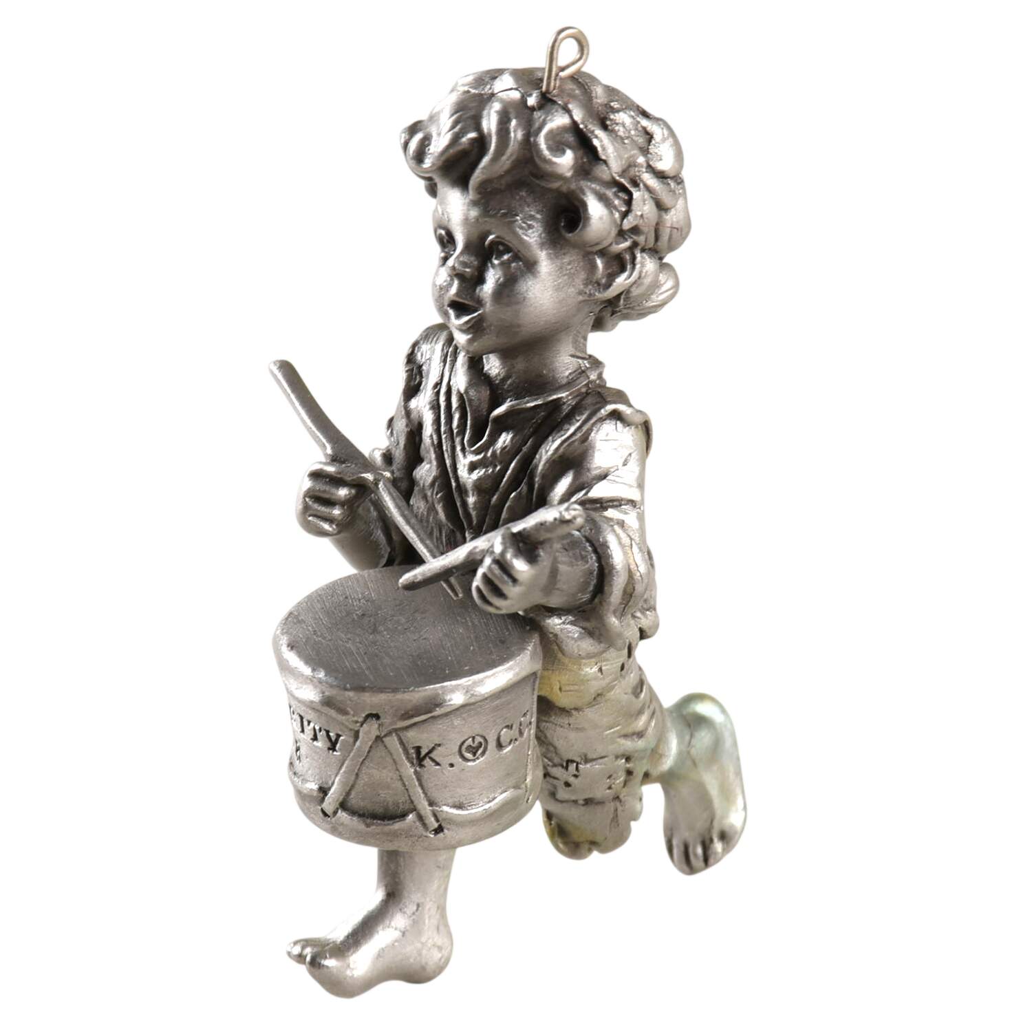 1998 Hallmark Christmas Ornaments Kansas City Drummer Boy-Event - With Box 108 by Hallmark Gold Crown-1