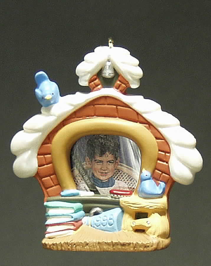 1998 Hallmark Christmas Ornaments #1 Student - No Box by Hallmark Gold Crown-1
