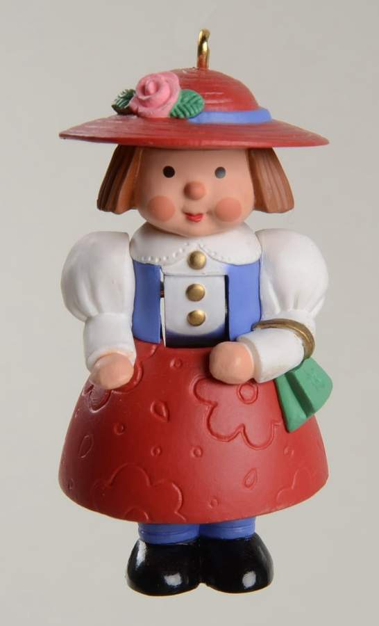 1998 Hallmark Christmas Ornaments Daughter-Puppet  - Boxed by Hallmark Gold Crown-1